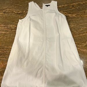 J.Crew white denim sleeveless dress